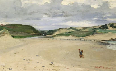 Het strand van Ambleteuse, 1869